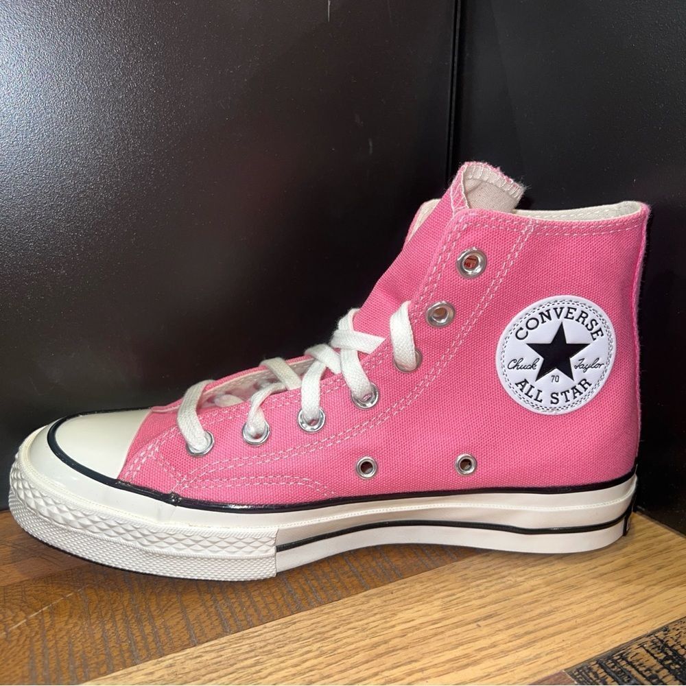 NEW Women’s CONVERSE CHUCK 70 Hi Pink Sneakers A08184F - Picture 4 of 5